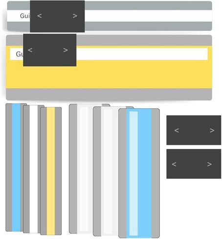 STEPUP Guided Reading Strips with Adjustable Slider - Colored Overlay Highlight Bookmarks for Dyslexia, ADHD & Focus - Essential Reading Assistant for Kids, Students & Teacher Classroom Supplies in Kuwait