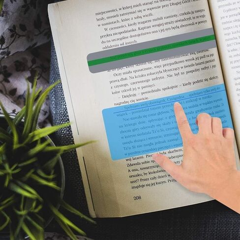 مجموعة علامات عسر القراءة المرجعية مكونة من 16 قطعة، شرائط دليل القراءة بمقاسين مع 6 قطع قلم تمييز، تراكبات ملونة وشرائط تمييز، أدوات قراءة للطلاب والمعلمين، يجب اقتناؤها في الفصل الدراسي in Kuwait