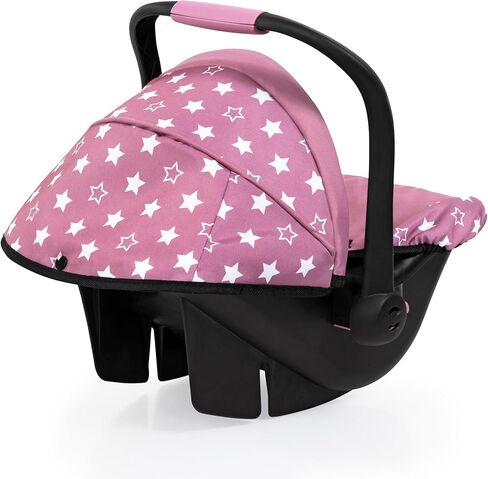 Bayer Design Deluxe Doll Car Seat with Sun Canopy, Portable Travel Carrier for 18 inch Dolls, Rocker, Carry Handle in Kuwait