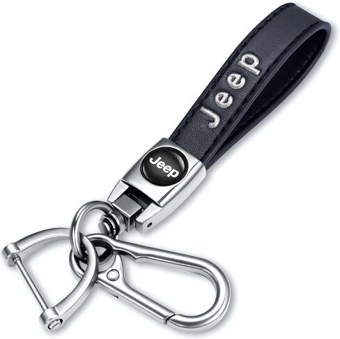 Genuine Leather Car Keychain Keyring Accessories Compatible with Honda Series Car Keychains Family Present for Man and Woman（Black） in Kuwait