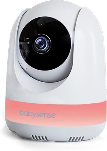 Babysense Add On Camera Video Baby Monitor MaxView, Remote Pan Tilt Zoom, Two-Way Talk-Back Audio, Long Range, Night Vision, RGB Night Light, Lullabies, Temperature Monitoring in Saudi Arabia