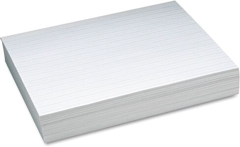 Pacon 2623 Alternate Dotted 1/2-Inch Ruled Newsprint Paper, 11 x 8-1/2, White, 500 Sheets/Pack in Kuwait