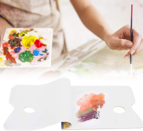 25 Sheets Disposable Palette Paper for Gouache Oil Acrylic Painting with Impermeable Coating A4 Size No Need to Wash in Kuwait