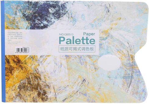 25 Sheets Disposable Palette Paper for Gouache Oil Acrylic Painting with Impermeable Coating A4 Size No Need to Wash in Kuwait