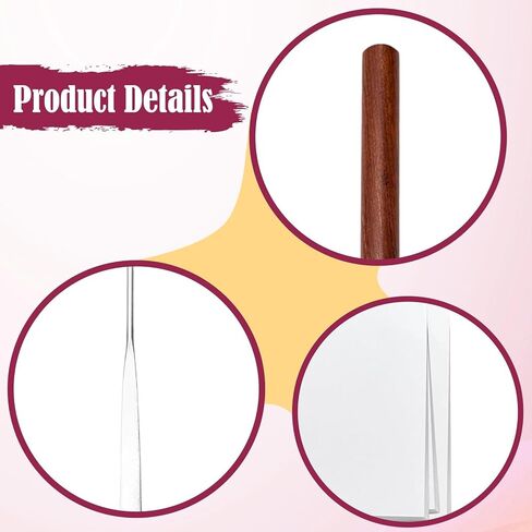 Generic 100 Pieces Nail Art Palette Mixing Tool Nail Polish Palette Paper Waterproof Manicure Plates with Stirring Rod for Mixed Color Drawing Suitable for in Kuwait