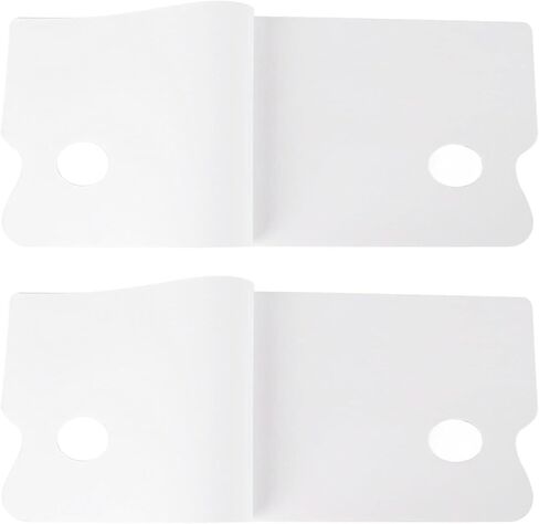 Rengue 2Pack Tear Off Paint Palette Paper, Palettes Double Sided Palette for Acrylic and Oil Painting, Perfect for Students and Artists 2Pack Tear Off Paint Paper, Disposable in Kuwait