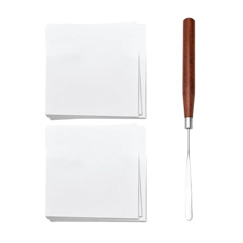 Generic 100Pcs Nail Polish Palette Paper Nail Art Manicure Mixing Tool Nail in Kuwait