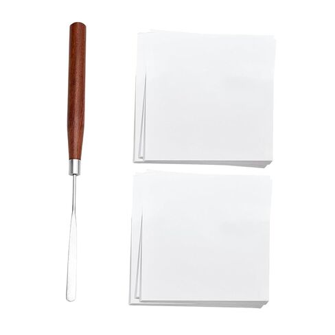 Generic 100Pcs Nail Polish Palette Paper Nail Art Manicure Mixing Tool Nail in Kuwait