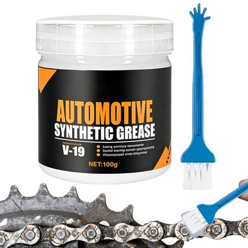 Car Grease - 100g Vehicle Care Lubricant, High-Performance Door Hinge Paste with Heat Resistance, Brake Wheel Maintenance Cream, Sunroof Track Oil, Trailer Truck RV Sealant for Workshop Garage in Kuwait