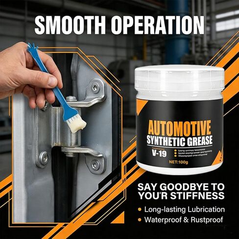 Car Grease - 100g Vehicle Care Lubricant, High-Performance Door Hinge Paste with Heat Resistance, Brake Wheel Maintenance Cream, Sunroof Track Oil, Trailer Truck RV Sealant for Workshop Garage in Kuwait