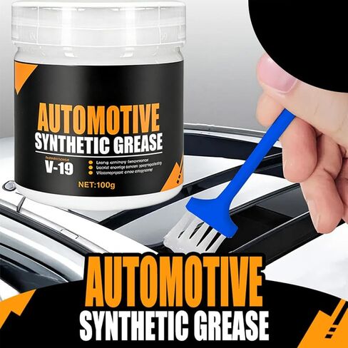 Car Grease - 100g Vehicle Care Lubricant, High-Performance Door Hinge Paste with Heat Resistance, Brake Wheel Maintenance Cream, Sunroof Track Oil, Trailer Truck RV Sealant for Workshop Garage in Kuwait