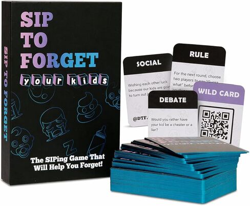 Drink To Forget Your Morals - Naughty Themed Adult Party Game, Hilarious Dares, Challenges, hot debates, and Actions! Singles and Couples, Party Games, Game Night! in Saudi Arabia
