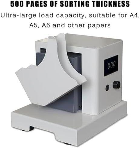 220V Electric Paper Jogger, Adjustable Jitter Strength, 2800RPM Sorting Machine for Efficient Office & Archive Use, 50MM Holder for Quick Paper Organization in Kuwait