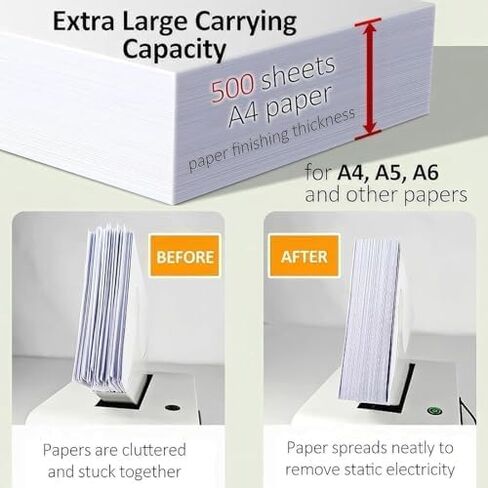 220V Electric Paper Jogger, Adjustable Jitter Strength, 2800RPM Sorting Machine for Efficient Office & Archive Use, 50MM Holder for Quick Paper Organization in Kuwait