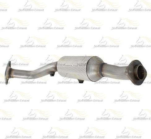 Exhaust Complete Exhaust System Kit Compatible for 2003-2011 Honda Element 2.4L | EPA Approved | Northeastern Exhaust | Stainless Steel | Free Gasket, Clamp, Bolt Kit and Hanger | Direct-Fit in Kuwait