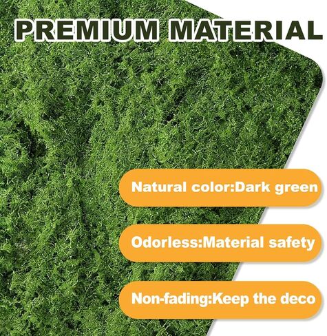 10.6OZ Artificial Fake Green Moss for Crafts Plants Indoor Decorating, Artificial Moss for Outdoor Planters, Fairy Garden Decor, DIY Table Centerpieces, Wedding Party Decoration in Kuwait