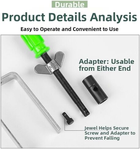 Steering Wheel Lock Ring Removal, Alloy Steel Installer Car Truck Column, Dual-End with Non-Slip Handle in Kuwait