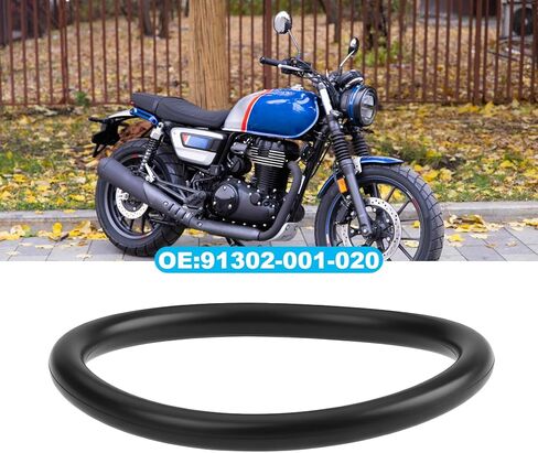 OTOTEC 10x Motorcycle Valve Tappet Cover O Ring Seal 91302-001-020 37×30.8×3.2mm Compatible with Honda CB350 CB360 in Kuwait