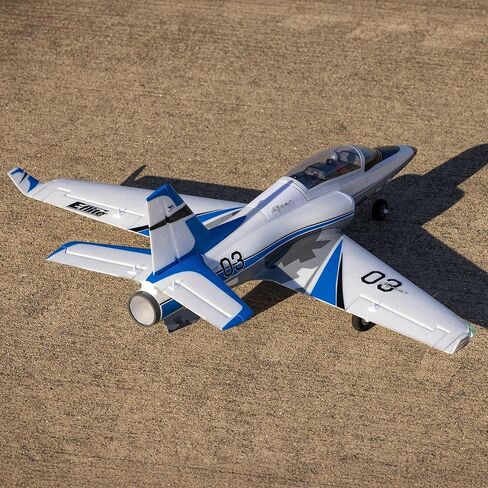 E-flite RC Airplane Viper 30mm EDF Jet BNF Basic (جهاز الإرسال والبطارية والشاحن غير متضمن) مع آمن وAS3X، EFLU17750 in Kuwait