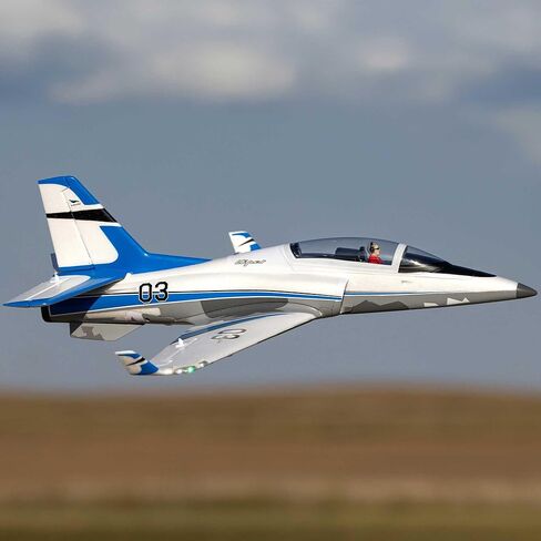 E-flite RC Airplane Viper 30mm EDF Jet BNF Basic (جهاز الإرسال والبطارية والشاحن غير متضمن) مع آمن وAS3X، EFLU17750 in Kuwait