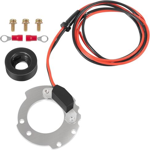مجموعة تحويل الإشعال الإلكتروني 1244A لجرارات Ford 4-Cyl، لسلسلة 2N 8N 9N 500-800، نقطة واحدة، أرض سلبية 12 فولت، وحدة إشعال عالية الأداء in Kuwait