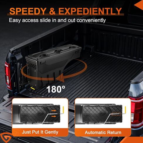 GEARLAST Truck Bed Storage Box Fit for Chevy/GMC Silverado/Sierra 2500/3500HD 2020-2025 Drive Side, Left Toolboxs in Kuwait