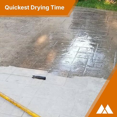McKinnon Concrete and Paver Sealer 1 Gallon, Penetrating Semi-Gloss Wet Look Sealer for Brick, Stone, Natural Stone, Outdoor and Indoor Use, UV Resistant in Saudi Arabia
