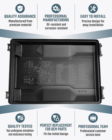 Fuse Relay Box Upper Cover Replace 22773481 Fit for Chevrolet Tahoe/Suburban 2015-2020, Fit for GMC Yukon/Yukon XL 2015-2020, Fit for Cadillac Escalade/Escalade ESV 2015-2020 in Kuwait