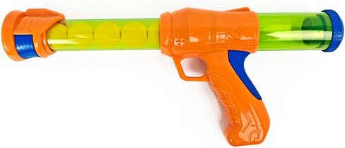 Air Gun Toy Shooting Game – 10-Piece Set with 6 Foam Balls, 3 Target Cans & Launcher – Safe Indoor & Outdoor Play, Hand-Eye Coordination Game for Kids Ages 8+ in Kuwait