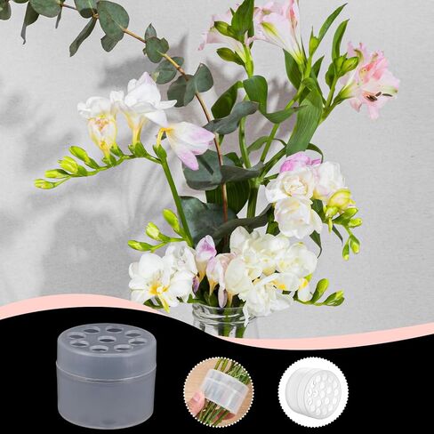 BOHUIZ 4 Pcs Spiral Ikebana Stem Holder, Spiral Stem Holder for Flowers DIY Bouquet Twister Flower Floral Arrangement Holder Round Flower Arranger Flower Fixed Tools in Kuwait