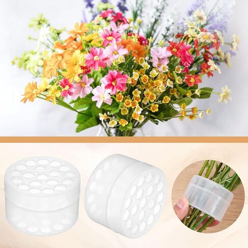 BOHUIZ 4 Pcs Spiral Ikebana Stem Holder, Spiral Stem Holder for Flowers DIY Bouquet Twister Flower Floral Arrangement Holder Round Flower Arranger Flower Fixed Tools in Kuwait