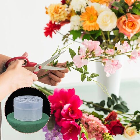 BOHUIZ 4 Pcs Spiral Ikebana Stem Holder, Spiral Stem Holder for Flowers DIY Bouquet Twister Flower Floral Arrangement Holder Round Flower Arranger Flower Fixed Tools in Kuwait