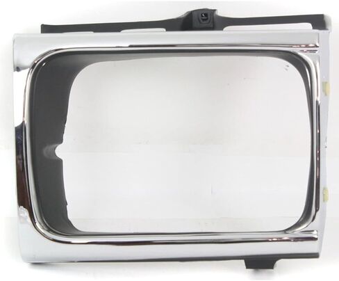 DAT AUTO PARTS Front Left Driver & Right Passenger Side Head Light Door Trim Cover Pair Set of 2 Replacement for 1992-1995 Toyota Pickup 4WD Models Chrome and Black Grill Smooth TO2512116 TO2513118 in Kuwait