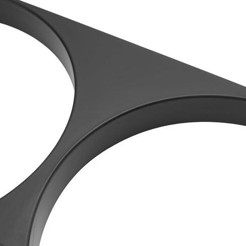 HECASA Headlight Bezels Pair Compatible with 2008-2014 Dodge Challenger Black Headlamp Cover Trim Plastic(ABS) LH & RH Replacement for CH2511100 CH2510100 in Kuwait