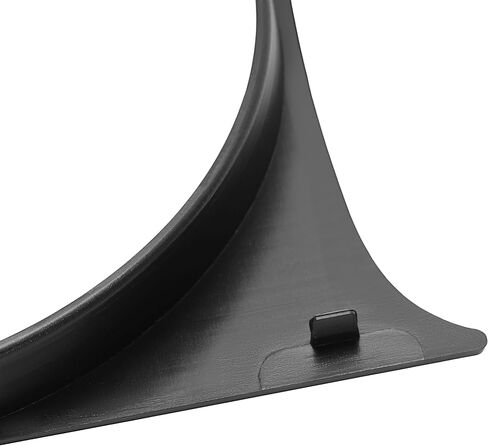 HECASA Headlight Bezels Pair Compatible with 2008-2014 Dodge Challenger Black Headlamp Cover Trim Plastic(ABS) LH & RH Replacement for CH2511100 CH2510100 in Kuwait