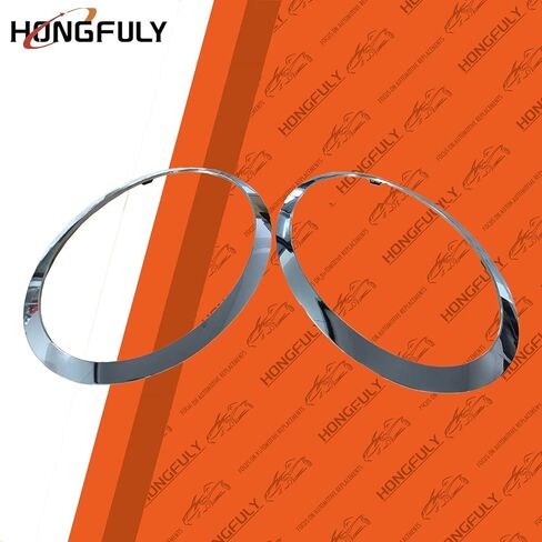 Chrome Headlight Trim Ring Bezel Compatible with MINI Cooper F55 F56 F57, 2014-2021, Driver and Passenger Side in Kuwait