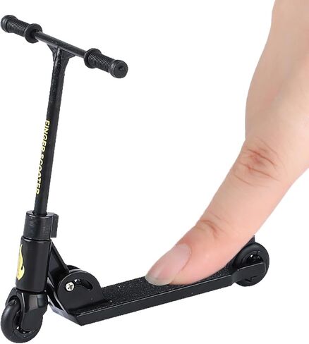 3Pcs Black T Head Finger Scooter,2-Wheeled Scooter,Foldable Finger Scooters with Brake,Finger Board Accessories,Educationa,Finger Toys,Non-Slip Fun Finger Skateboards,Finger Boards and Finger Bikes in Kuwait