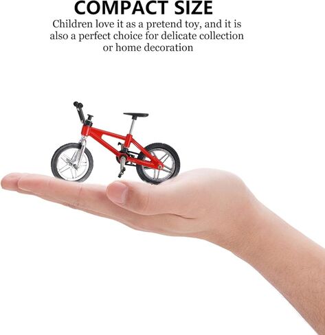 لعبة الدراجة ذات الأصابع الصغيرة من LIOOBO مع دواسات وعجلات متحركة ولوحة أصابع BMX معدنية متينة للعب على سطح المكتب للأطفال وهدية قابلة للتجميع تتضمن مفتاح ربط وقفل in Kuwait