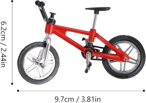 لعبة الدراجة ذات الأصابع الصغيرة من LIOOBO مع دواسات وعجلات متحركة ولوحة أصابع BMX معدنية متينة للعب على سطح المكتب للأطفال وهدية قابلة للتجميع تتضمن مفتاح ربط وقفل in Kuwait