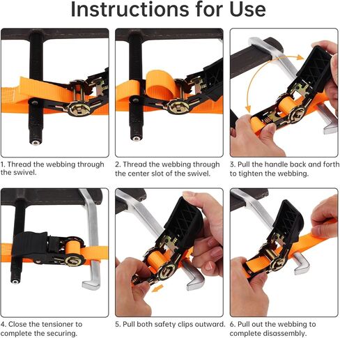 ChgImposs 16" 2-Jaw Gear Puller, Heavy Duty CR-V Adjustable Reversible Bearing Puller Tool for Removal of Pulleys, Flywheels, Bearings, Gears, Brake Drums, with 3.5M 1 inch Ratchet Straps in Saudi Arabia