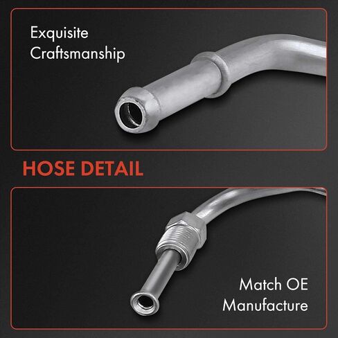 A-Premium Power Steering Return Hose Line Assembly Compatible with Acura RL 1996-2004, 3.5L, Reservoir to Pump in Kuwait