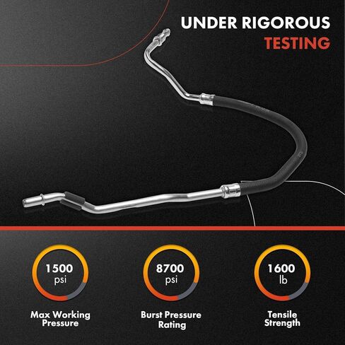 مجموعة خط خرطوم إرجاع خرطوم التوجيه القوي A-Premium متوافقة مع Ram ProMaster 1500، ProMaster 2500، ProMaster 3500، 2016-2017، مع جلبة وحلقة دائرية، خزان للمبرد/المبرد إلى الحامل in Kuwait