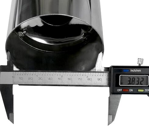 Spec-D Tuning 4" Tip Stainless Exhaust Catback System Compatible with 1992-1995 Honda Civic 3Dr EG Hatchback in Kuwait