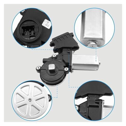 Power Window Motor Compatible with Toyota 4Runner 2010-2023 4.0L V6 Tailgate Lift Regulator Assembly S 85720-35161 85720-35160 in Kuwait