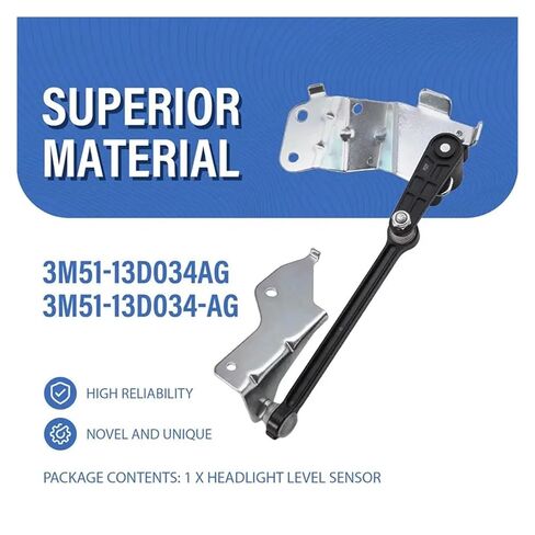 مستشعر التحكم في مستوى المصباح الأمامي 3M51-13D034AG 3M51-13D034-AG متوافق مع Ford Focus III C-MAX 2003-2018. in Kuwait