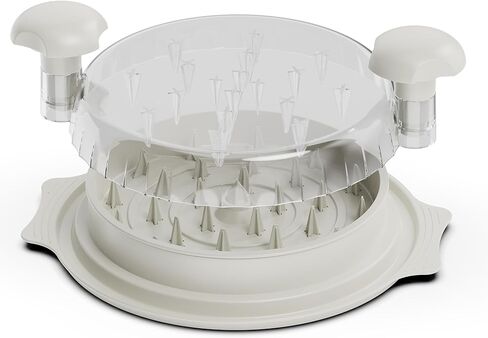 ALTRA LIFE Chicken Shredder, 10" Pro Chicken Breast Shredder Tool Twist, Visible Meat Shredder, Strong Anti-Slip Strip, Ergonomic Handle, BPA Free, Suitable for Chicken Pork Beef, Large Size in Kuwait