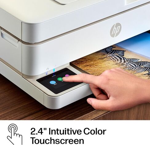 طابعة HP Envy 6555 اللاسلكية النافثة للحبر الملونة الكل في واحد، الطباعة والمسح الضوئي والنسخ والطباعة على الوجهين الأفضل للمنزل، تجربة 3 أشهر من الحبر الفوري المتضمن، AI-Cable (C2XR6A) Portobello in Kuwait
