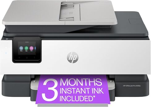 طابعة HP OfficeJet Pro 8125e اللاسلكية الكل في واحد نافثة للحبر الملونة، المكتب المنزلي، الطباعة/المسح الضوئي/النسخ، ADF، الطباعة على الوجهين، تمكين الذكاء الاصطناعي (متجدد) in Kuwait