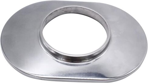 1 Set SHLPDFM Air Cleaner 12'' X 2'' Oval Half Finned Billet Aluminum Red Center Air Cleaner Fits for Chevy, Ford, & Mopar Hot Rod in Kuwait