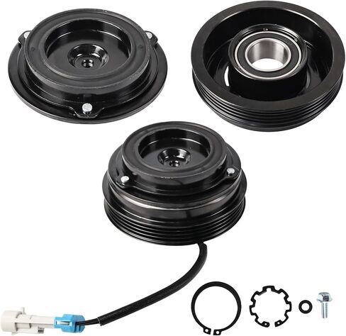 CO29002C FS784550SR AC Compressor Clutch Kit Compatible with Chevy Silverado 1500 2500 3500 Suburban Avalanche Express Tahoe GMC Sierra 1500 2500HD 3500 Savana Yukon Cadillac Escalade in Kuwait
